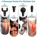 Miniatyrbild 2 av 4: HTBE® Fascia gun intelligent muskelavslappnande djup elektrisk massageapparat bärbart nackmembran greppa nytt massageapparat