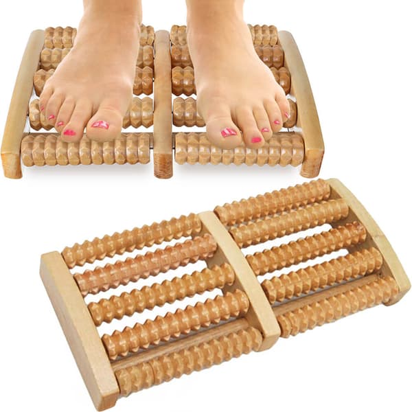 Fotmassage Roller i Trä | Massagerulle för Fötter