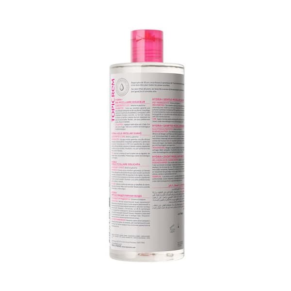 Micellärvatten - Topicrem - Mjukhet - 400ml - Utan parabener - Hypoallergenisk