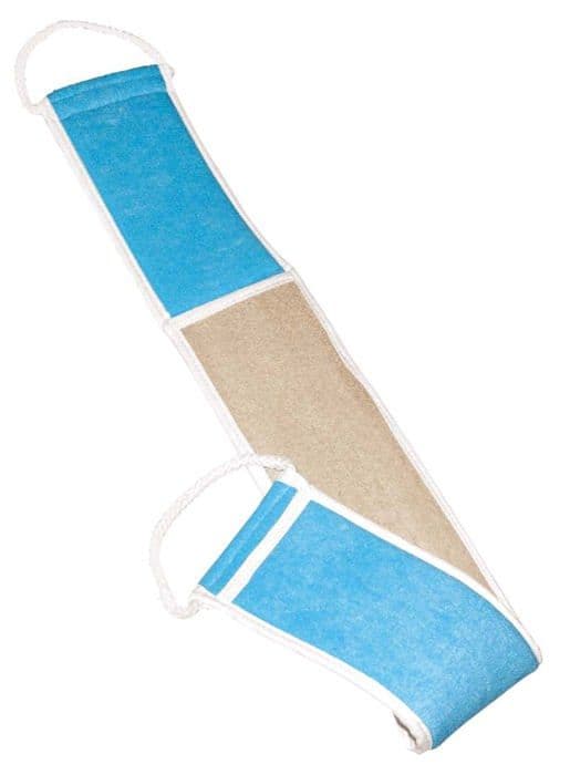 Handske - massageborste - skrubb - peeling York beauty - 015170 - Blue Back Brush Liten modell