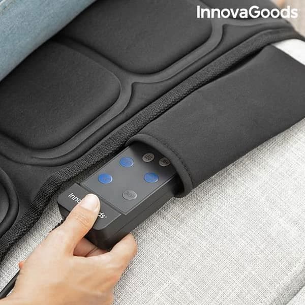Elektrisk massagematta - InnovaGoods - Kalmat - 10 motorer - Värmefunktion - Fjärrkontroll ingår