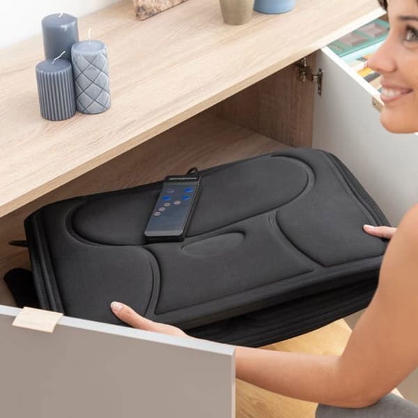 Elektrisk massagematta - InnovaGoods - Kalmat - 10 motorer - Värmefunktion - Fjärrkontroll ingår