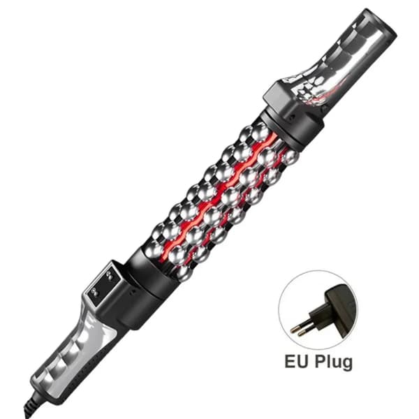 Infrarød opvarmet massager, 360° roterende massage, multihastighedstemperaturkontrol, vibrerende funktion,sort, EU stik