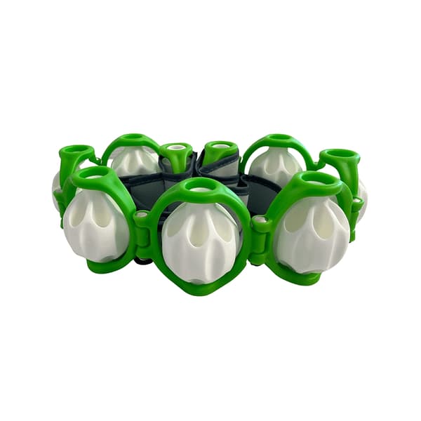 Massagebollrep (horisontell massage) Grön