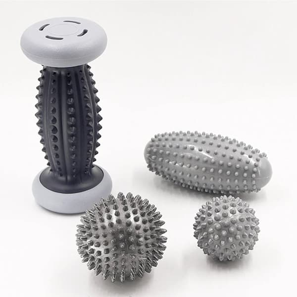Massage Sæt, Fodmassage, Tekstureret Design, Ergonomisk Greb,GRÅ