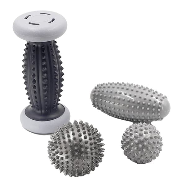 Massage Sæt, Fodmassage, Tekstureret Design, Ergonomisk Greb,GRÅ