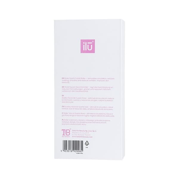 Ilū Make Up Rose Quarz Ansiktsroller - rosenkvartsroller