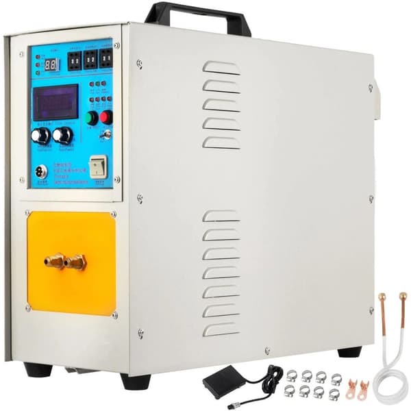 15KW högfrekvent induktionsvärmare, IGBT-modul, digital kontrollpanel,med skydd
