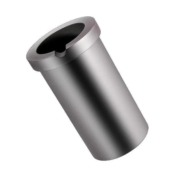 2 kg enkelring grafitdegel, 99,9% högren grafit, bra värmeledningsförmåga, 1300°C hög värmebeständighet, stabil prestanda, lätt att använda