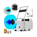 Miniatyrbild 1 av 11: 50st/min 50W elektrisk halvautomatisk etiketteringsmaskin för rund flaska, justerbar storlek, exakt positionering, hög säkerhet, bred applikation