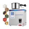 Miniatyrbild 1 av 9: 50W 2-100g förpackningsområde 10-20 påsar/min Automatisk pulverpåfyllningsmaskin med visuellt fönster, mikrodatorstyrning