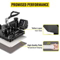 Miniatyrbild 9 av 11: 30 X 38 cm 10 i 1 värmepressmaskin med LCD digital display, dubbelrörsvärme, effektiv isolering, justerbart tryck, 360° svängning