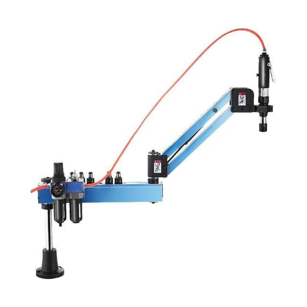 M3-M12 300-1000mm 400 rpm vertikal pneumatisk gängmaskin med överbelastningsskydd, 360°rotation, hög konfiguration, enkel manövrering
