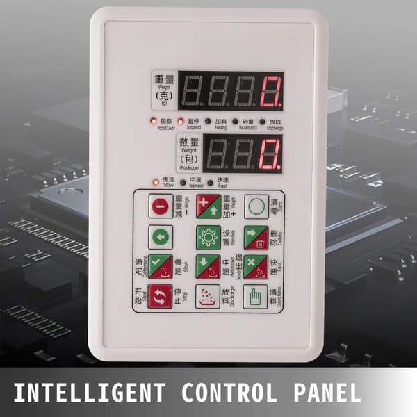 10-3000g 280W pulverfyllningsmaskin med intelligent kontrollpanel, automatisk vägning, justerbart inlopp och utlopp, bred applikation