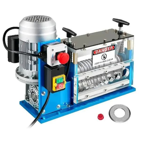 370W 30m/min 1,5 -38mm 11 kanaler automatisk elektrisk trådavisoleringsmaskin, transparent design, säker design, hög kompatibilitet