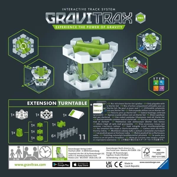 GraviTrax PRO Turntable Action Block - Ravensburger - Creative STEM Marble Run