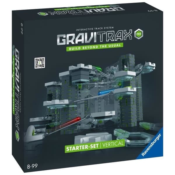 GraviTrax PRO Starter Set Vertikal, 152 delar - Marmorbana, Marmorbana att bygga, Ålder 8, 22426, Ravensburger