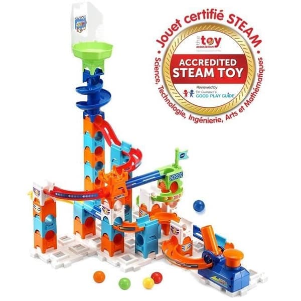 VTECH Marble Rush Marble Track - Äventyrsset S100 - 61 delar och 5 MarbleMarbles ingår