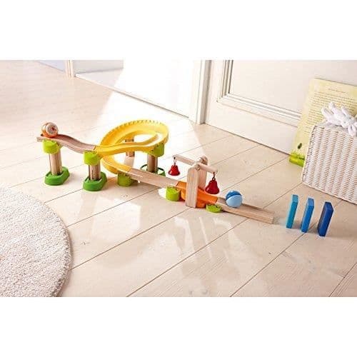 Kullerspår - HABA - Kullerbü Klassiska Banor - Trä - Domino-tillbehör - Från 2 år och uppåt