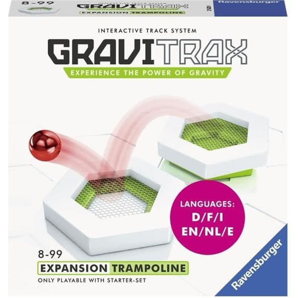 GraviTrax Trampoline Action Block - Ravensburger - Creative marmor run - från 8 år