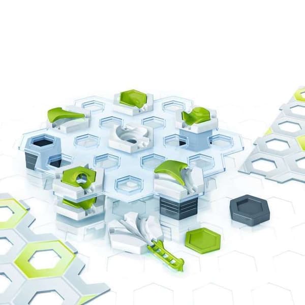 GraviTrax Construction expansionsset - STEM byggspel - Kreativ marmorkörning - Ravensburger 28 stycken - från 8 år gammal