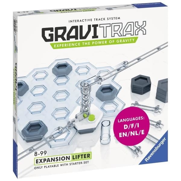 GraviTrax Elevator Expansion Set - STEM Construction Game - Creative Marble Run - Ravensburger 27 stycken - Ålder 8 och uppåt