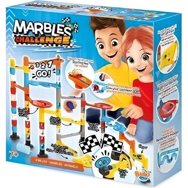 BUKI FRANCE - Marble Challenge - Labyrinter för marmorlopp - Barn 6 år och uppåt