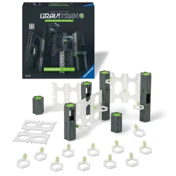 GraviTrax PRO Vertical Expansion Set, 33 delar, Marble Track, Ages 8 och uppåt, 22427, Ravensburger