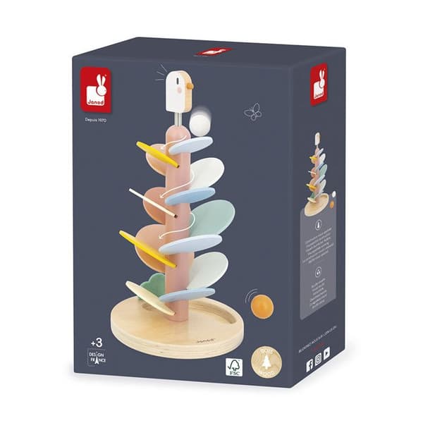 "Descendeur Oiseau - Janod - Sweet Cocoon - 36 cm - Byggset - Blandat 3 år"