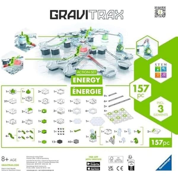 GraviTrax Startpaket - RAVENSBURGER - 27482 - Kulbana - 150 delar - Från 8 år