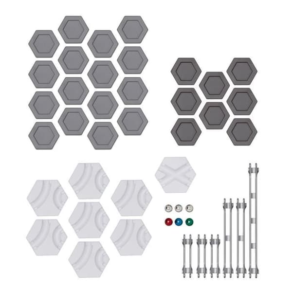 GraviTrax Rails expansionsset - STEM konstruktionsspel - Kreativ marmorbana - Ravensburger 44 delar - från 8 år