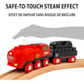 Miniatyrbild 4 av 6: Ångbatteri Lokomotivkrets - BRIO World - 36017 - Träkrets - Röd