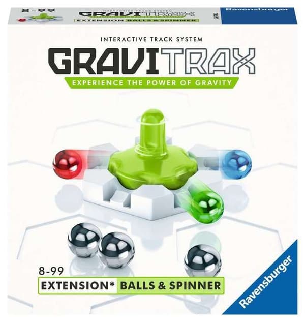 GraviTrax Balls &amp; Spinner actionblock - Ravensburger - Creative STEM ball circuit - från 8 år