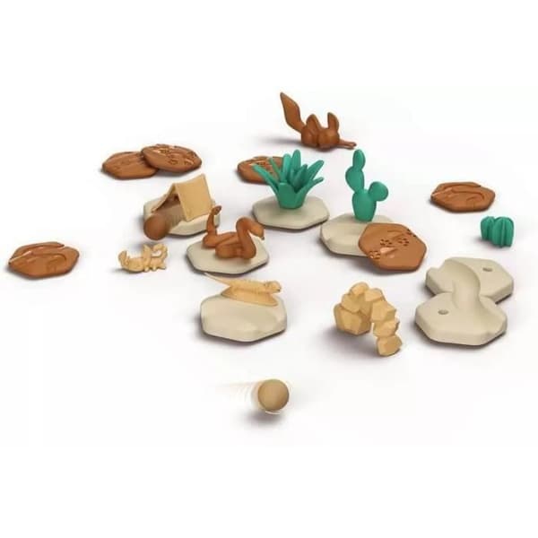 Gravitrax Junior - My Desert expansionsset 33 delar - Marmorbana - Kreativt byggspel - Ravensburger - Från 3 år