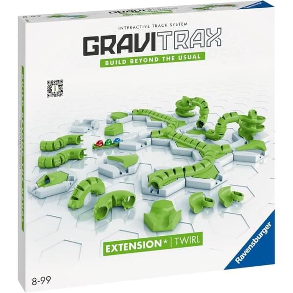 Set för utvidgning Twirl - Ravensburger - GraviTrax - 32 delar - Flerfärgad - Från 8 år