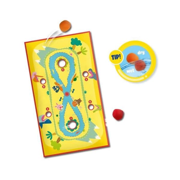 Resa genom forsen - Tryckt duk - Gul - Från 5 år - Blandat - Barn