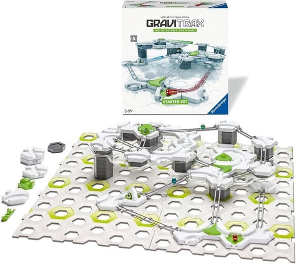 Gravitrax Startset 122 delar, Marmorbana, Kreativt byggspel, från 8 år och uppåt, 22410, Ravensburger