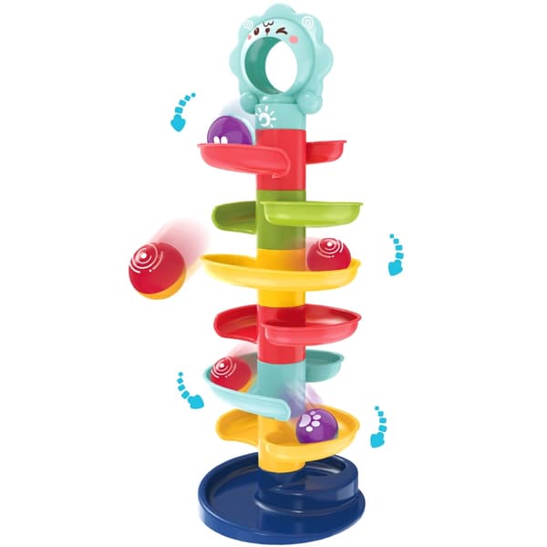 WOOPIE BABY Ball Track Spiral Sæt + 2 Bolde