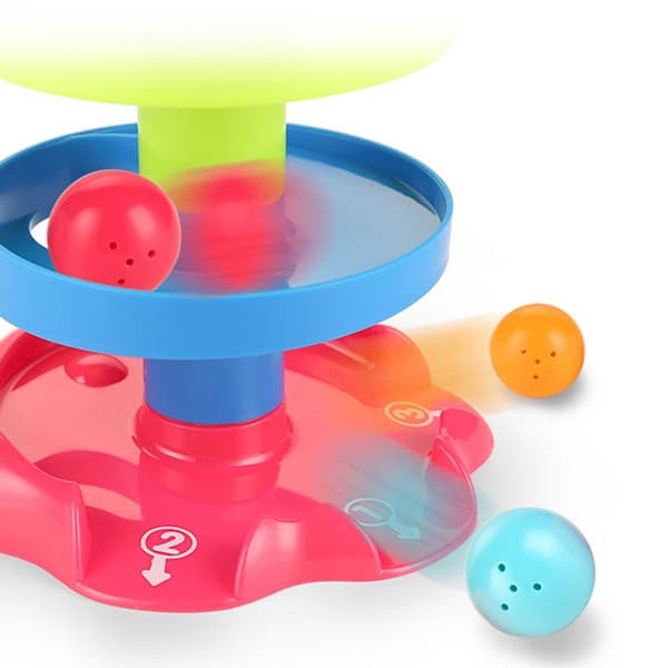 WOOPIE BABY Kuglebane Spiral Sæt + 3 Bolde - Abe
