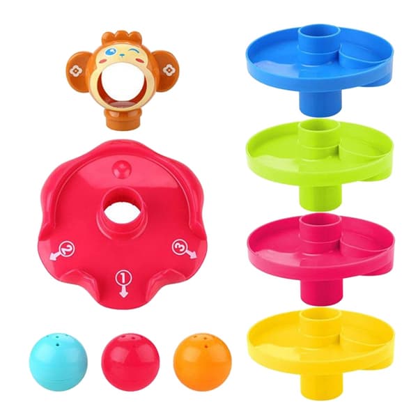 WOOPIE BABY Kuglebane Spiral Sæt + 3 Bolde - Abe