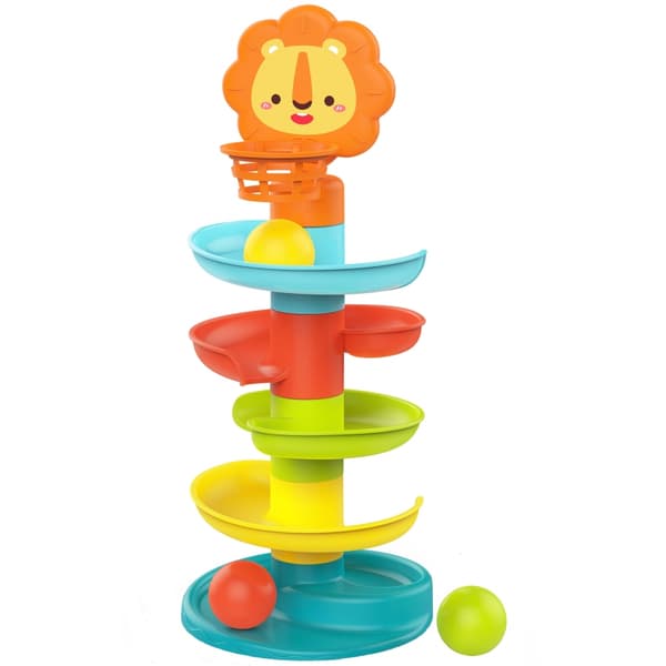 WOOPIE BABY Bollbana med Rullande Bollar Torn