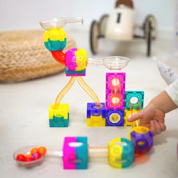 WOOPIE magnetisk blokkugle slidbane – 89 stykker