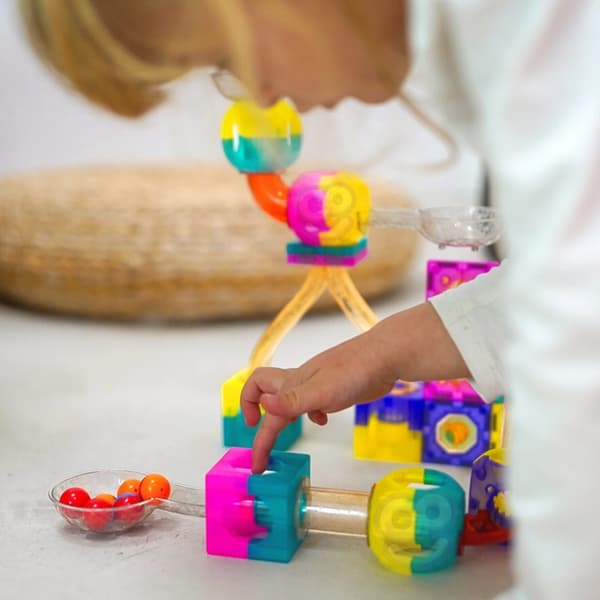 WOOPIE magnetisk blokkugle slidbane – 89 stykker