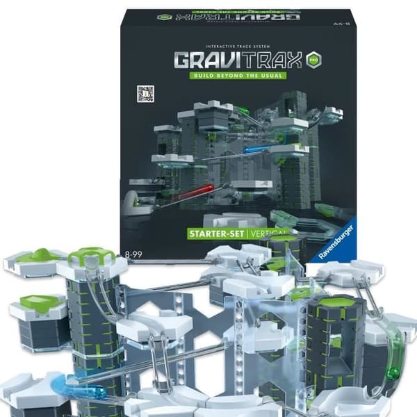 GraviTrax PRO Starter Set Vertikal, 152 delar - Marmorbana, Marmorbana att bygga, från 8 år och uppåt, 22426, Ravensburger