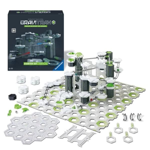 GraviTrax PRO Starter Set Vertikal, 152 delar - Marmorbana, Marmorbana att bygga, från 8 år och uppåt, 22426, Ravensburger