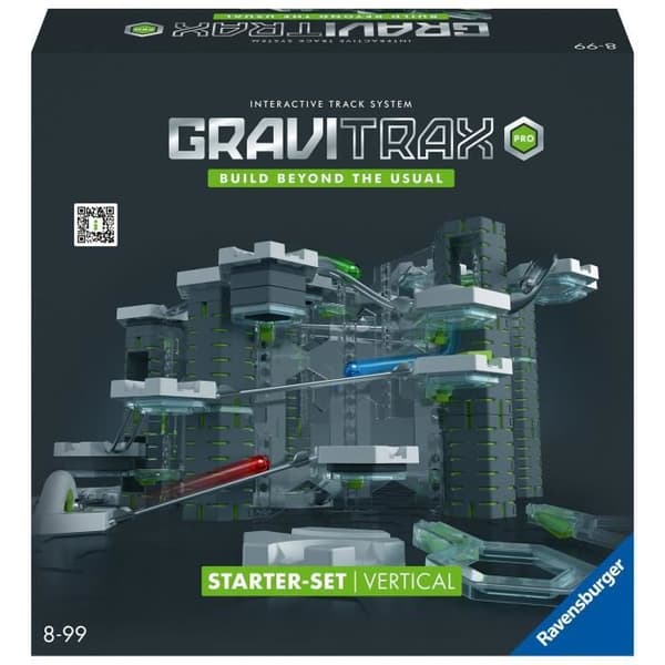 GraviTrax PRO Starter Set Vertikal, 152 delar - Marmorbana, Marmorbana att bygga, från 8 år och uppåt, 22426, Ravensburger