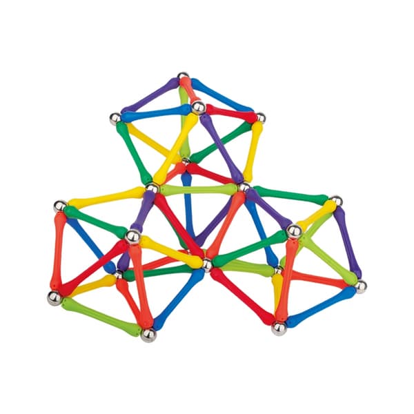 WOOPIE Magnetiske byggeklodser Kreativt puslespil 180 brikker
