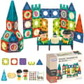 Miniatyrbillede 7 af 11: WOOPIE Magnetiske Byggeklodser Slot – 98 stykker