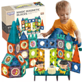 Miniatyrbillede 1 af 11: WOOPIE Magnetiske Byggeklodser Slot – 98 stykker
