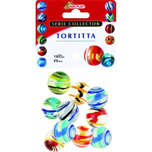 Marmorbana - KIM PLAY - 10 Tortitta-kepsar - Blandat - Från 3 år - Inomhus